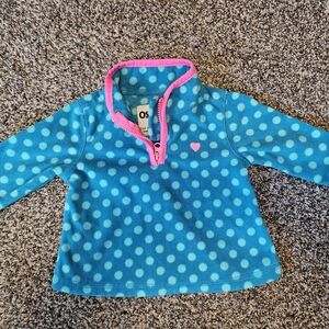 OshKosh B'gosh Blue and Pink Polka Dot Jacket